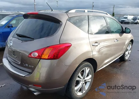 2009 Nissan Murano Le from USA, damaged, VIN JN8AZ18W49W113926